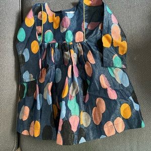 Pink chicken toddler dress 6-12mos